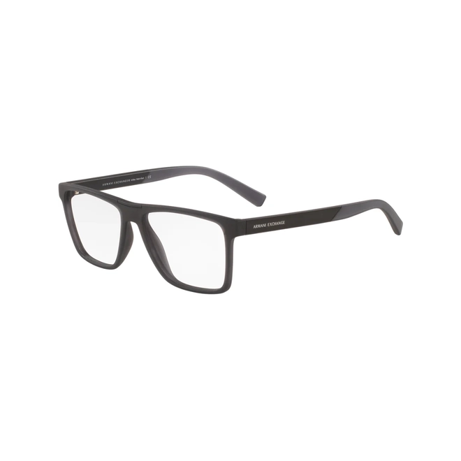 Óculos de Grau Armani Exchange 0AX3055L 8294 55 Acetato Cinza Fosco 1