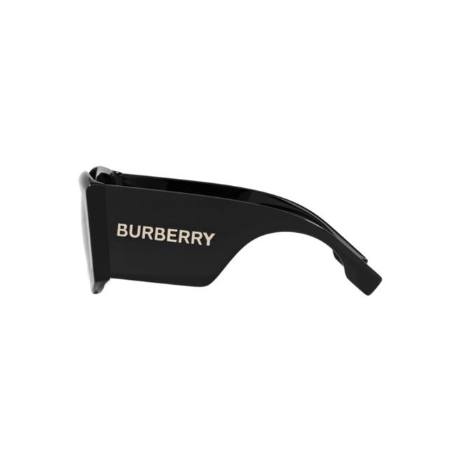 Óculos de Sol Burberry 0BE4388U 30018G55 Acetato Preto com lentes na cor Cinza Degradê 4