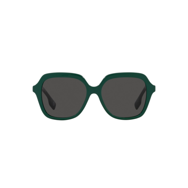 Óculos de Sol Burberry 0BE4389 40598755 Acetato Verde com lentes na cor Fumê 2