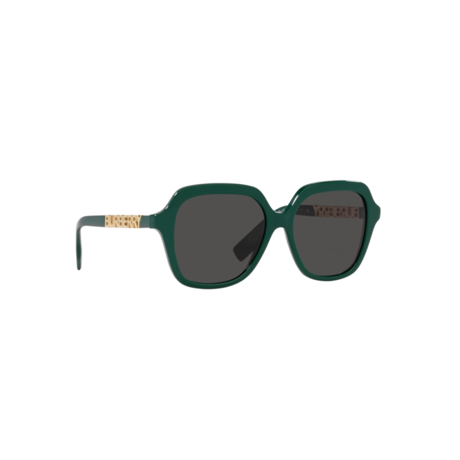 Óculos de Sol Burberry 0BE4389 40598755 Acetato Verde com lentes na cor Fumê 3