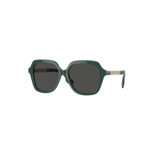 Óculos de Sol Burberry 0BE4389 40598755 Acetato Verde com lentes na cor Fumê