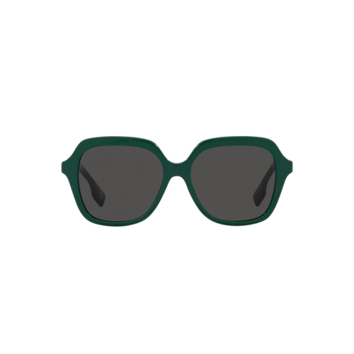 Óculos de Sol Burberry 0BE4389 40598755 Acetato Verde com lentes na cor Fumê