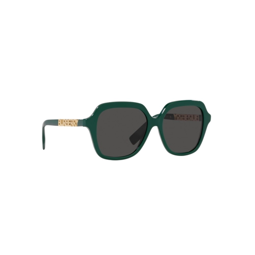 Óculos de Sol Burberry 0BE4389 40598755 Acetato Verde com lentes na cor Fumê