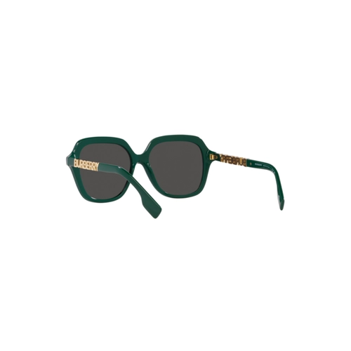 Óculos de Sol Burberry 0BE4389 40598755 Acetato Verde com lentes na cor Fumê