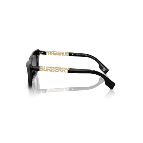 Óculos de Sol Burberry 0BE4409 30018G51 Acetato Preto com lentes na cor Cinza Degradê