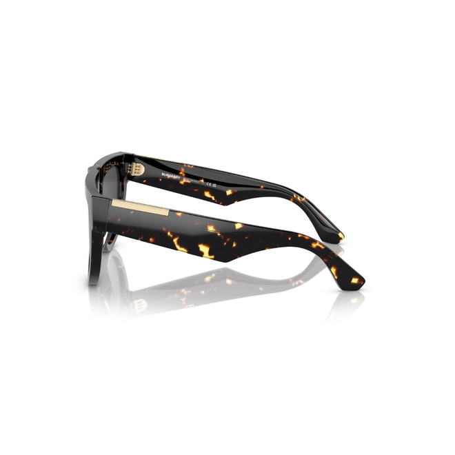Óculos de Sol Burberry 0BE4416U 41068759 Acetato Marrom Mesclado com lentes na cor Fumê 3