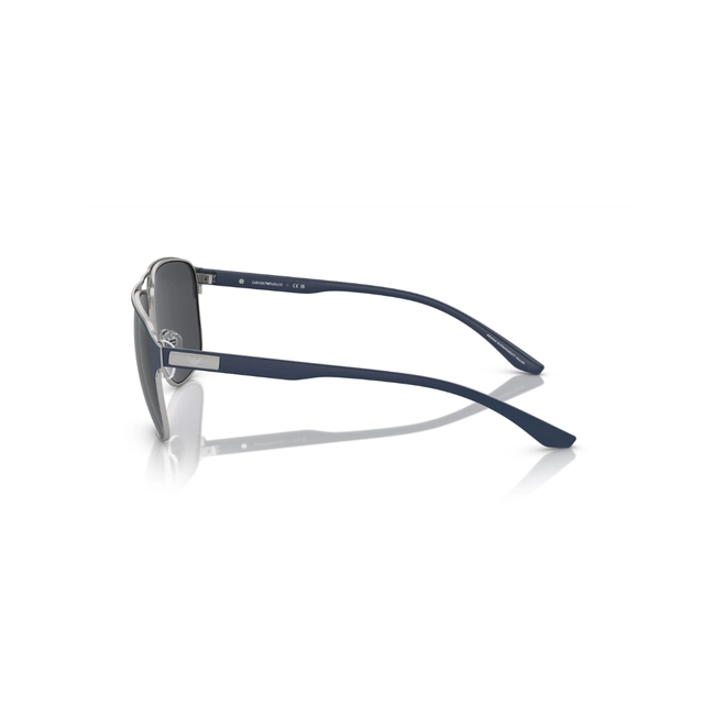 Óculos de Sol Emporio Armani 0EA2144 33688760 Acetato Azul com lentes na cor Cinza 3