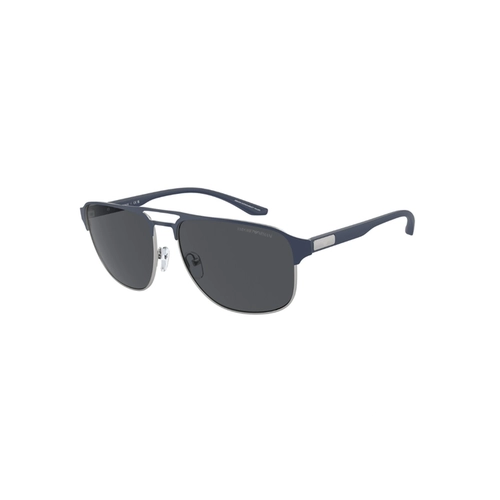 Óculos de Sol Emporio Armani 0EA2144 33688760 Acetato Azul com lentes na cor Cinza