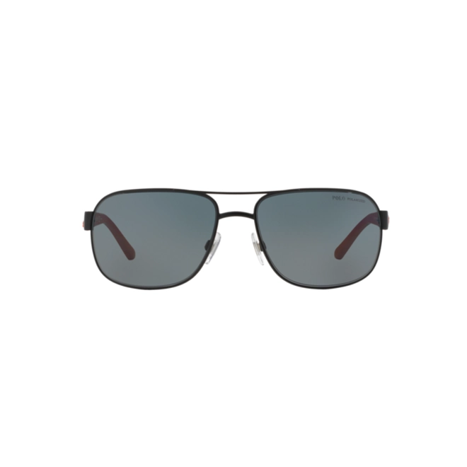 Óculos de Sol Polo Ralph Lauren 0PH3093 92778162 Metal Preto com lentes na cor Cinza Polarizado 2