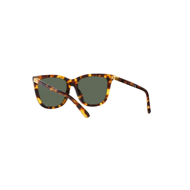 Óculos de Sol Polo Ralph Lauren 0PH4201U 60787155 Acetato Marrom Mesclado com lentes na cor Verde 4