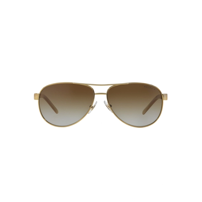 Óculos de Sol Ralph 0RA4004 101/T559 Metal Dourado com lentes na cor Marrom Degradê Polarizado 2