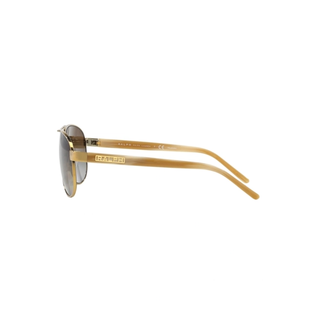 Óculos de Sol Ralph 0RA4004 101/T559 Metal Dourado com lentes na cor Marrom Degradê Polarizado 3