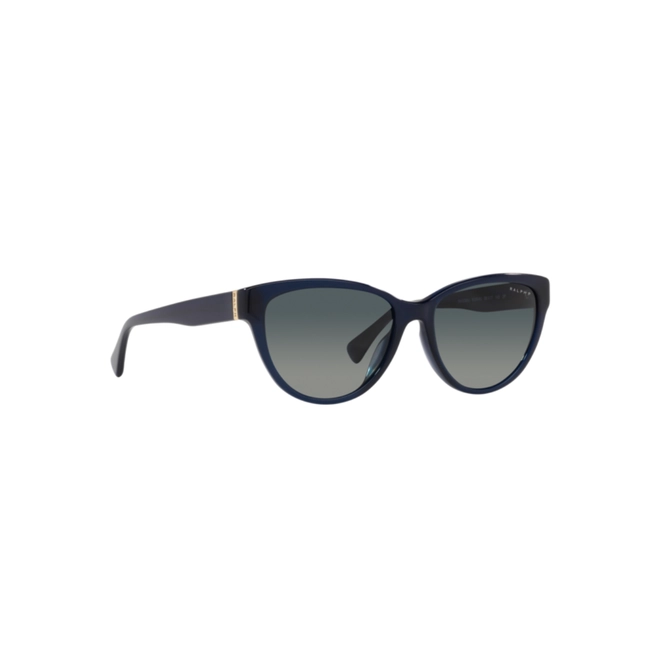 Óculos de Sol Ralph 0RA5299U 60594U56 Acetato Azul com lentes na cor Azul Degradê Polarizado 3