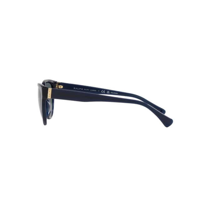 Óculos de Sol Ralph 0RA5299U 60594U56 Acetato Azul com lentes na cor Azul Degradê Polarizado 4