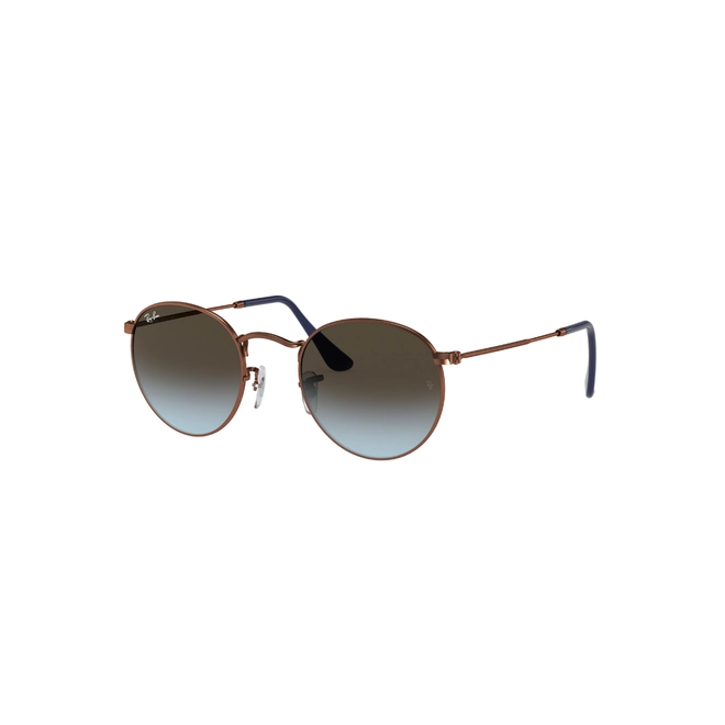 Óculos de Sol Ray-Ban 0RB3447 90039647 Metal Bronze com lentes na cor Azul Degradê 1
