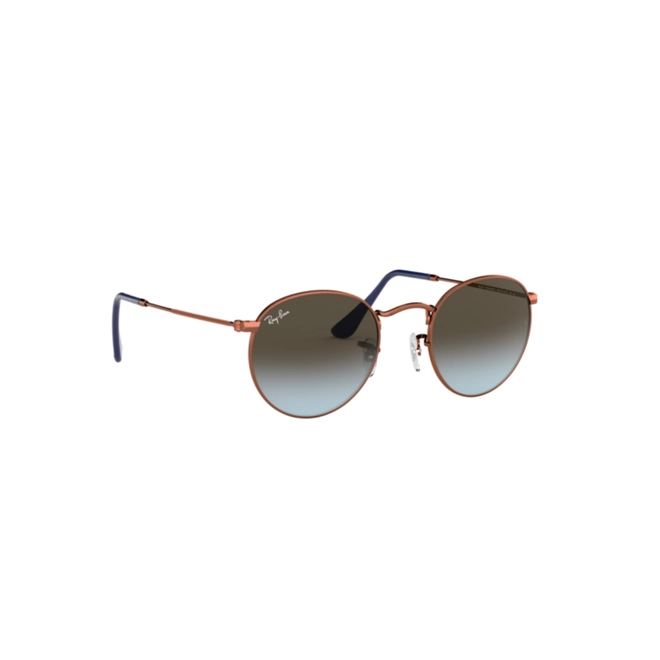Óculos de Sol Ray-Ban 0RB3447 90039647 Metal Bronze com lentes na cor Azul Degradê 3