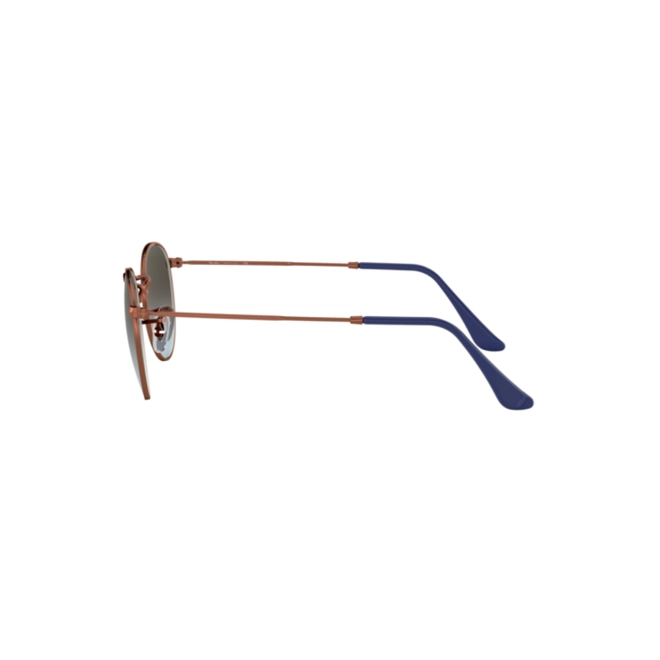 Óculos de Sol Ray-Ban 0RB3447 90039647 Metal Bronze com lentes na cor Azul Degradê 4