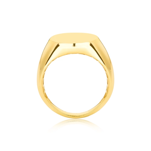 Anel For me Signature oval de mingo prata 925 dourado forrado