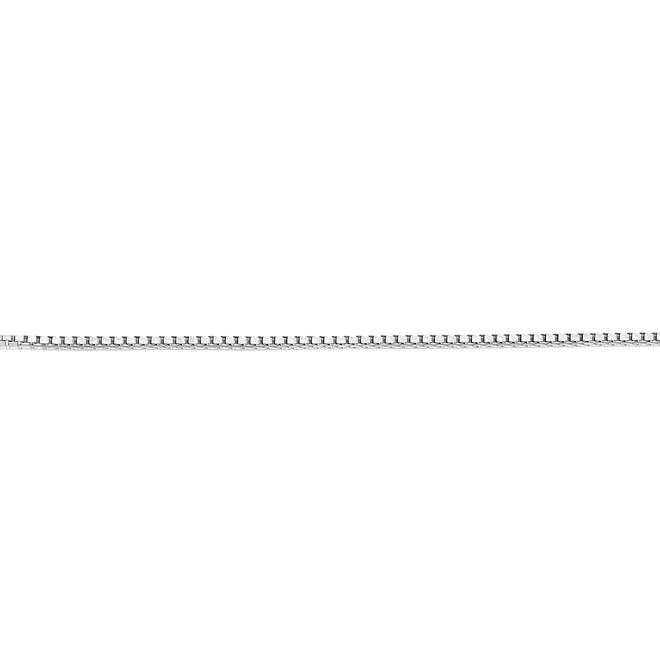 Corrente Veneziana ouro branco 18k polida 40CM 2