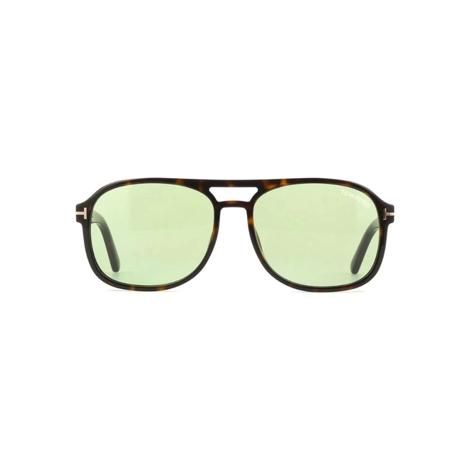 Óculos de Sol Tom Ford FT1022_5852N Acetato Marrom Mesclado com lentes na cor Verde 2