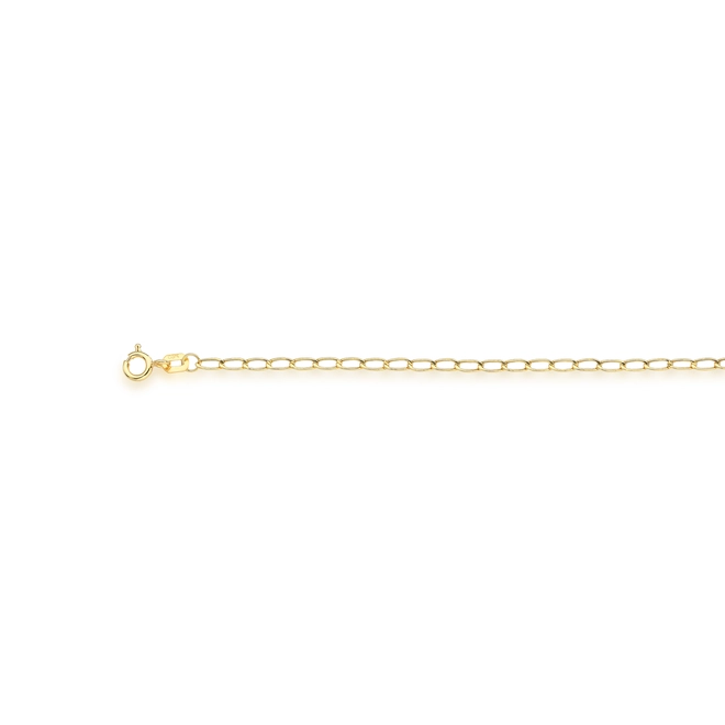 Corrente elo Groumet oca polida ouro 18k fecho mola 70CM 4