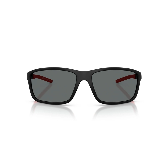 Óculos de Sol Scuderia Ferrari 0FZ6021U 504/8165 Acetato Preto com lentes na cor Cinza Polarizado 2