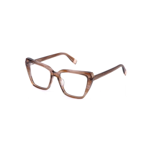 Óculos de Grau Furla VFU988V 5401EV Acetato Marrom Mesclado