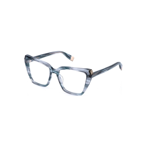 Óculos de Grau Furla VFU988V 540GBL Acetato Cinza Mesclado