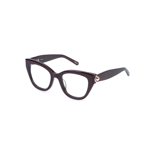 Óculos de Grau Furla VFU991 5106YW Acetato Marrom