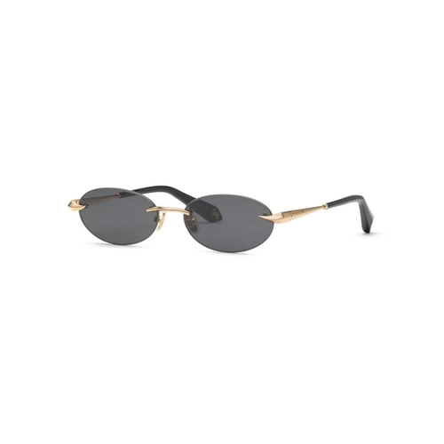 Óculos de Sol Roberto Cavalli SRC152M 550300 Metal Dourado com lentes na cor Cinza