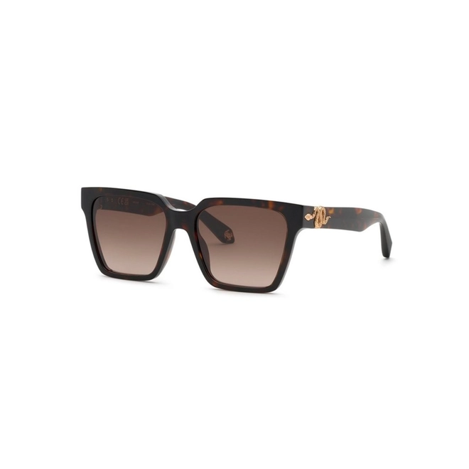 Óculos de Sol Roberto Cavalli SRC153M 56743Y Acetato Marrom Mesclado com lentes na cor Marrom Degradê 1