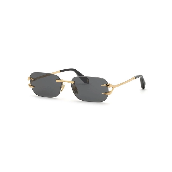 Óculos de Sol Roberto Cavalli SRC181 59300K Metal Dourado com lentes na cor Cinza 1