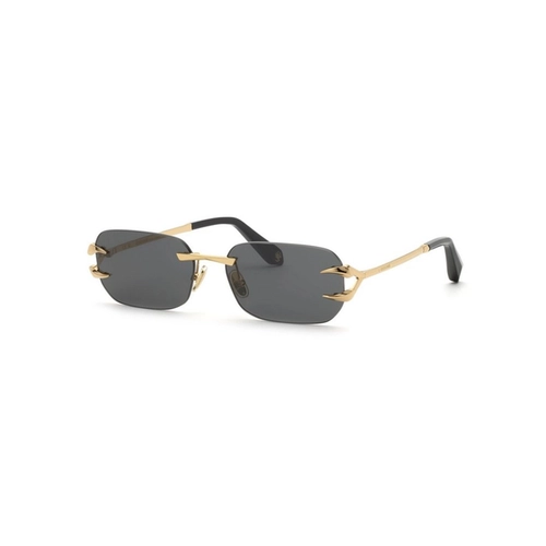 Óculos de Sol Roberto Cavalli SRC181 59300K Metal Dourado com lentes na cor Cinza