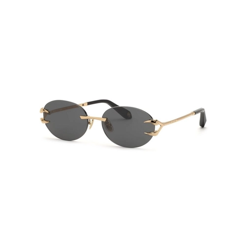 Óculos de Sol Roberto Cavalli SRC182 59300K Metal Dourado com lentes na cor Cinza