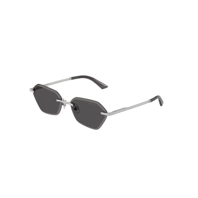 Óculos de Sol Jimmy Choo 0JC4022J 30028758 Metal Prata com lentes na cor Cinza 1