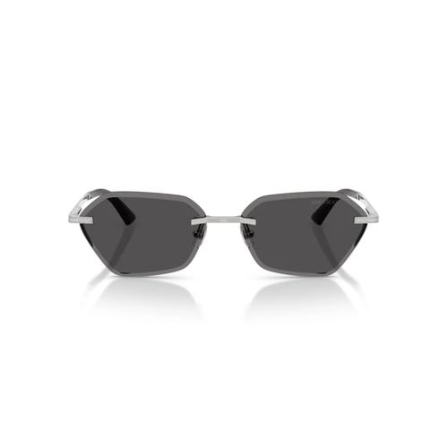 Óculos de Sol Jimmy Choo 0JC4022J 30028758 Metal Prata com lentes na cor Cinza