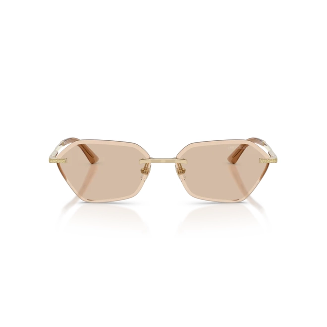 Óculos de Sol Jimmy Choo 0JC4022J 30069358 Metal Dourado com lentes na cor Marrom 2