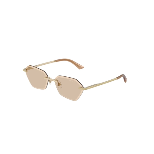 Óculos de Sol Jimmy Choo 0JC4022J 30069358 Metal Dourado com lentes na cor Marrom