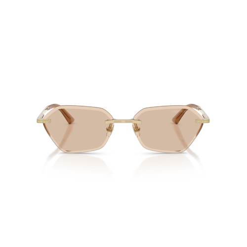 Óculos de Sol Jimmy Choo 0JC4022J 30069358 Metal Dourado com lentes na cor Marrom