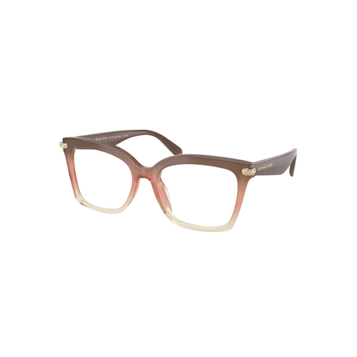 Óculos de Grau Michael Kors 0MK4166U 4035 55 Acetato Rosa Mesclado