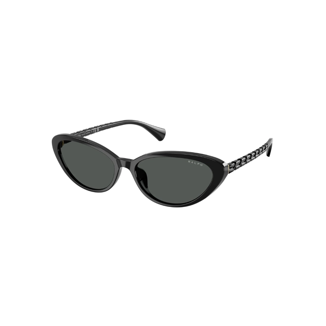 Óculos de Sol Ralph 0RA5338U 50018756 Acetato Preto com lentes na cor Cinza 1