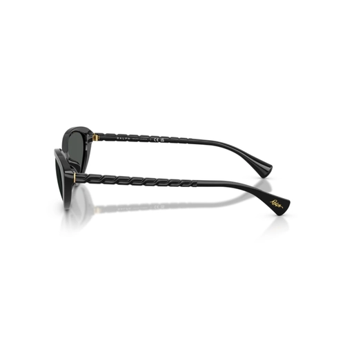 Óculos de Sol Ralph 0RA5338U 50018756 Acetato Preto com lentes na cor Cinza