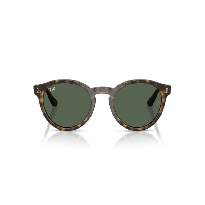 Óculos de Sol Ray-Ban Reverse 0RBR0505S 6790VR52 Acetato Marrom Mesclado com lentes na cor Verde 2