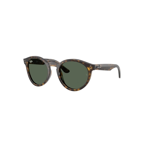 Óculos de Sol Ray-Ban Reverse 0RBR0505S 6790VR52 Acetato Marrom Mesclado com lentes na cor Verde