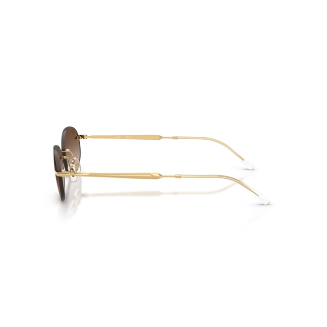 Óculos de Sol Ray-Ban 0RB3767 001/1354 Metal Dourado com lentes na cor Marrom 3