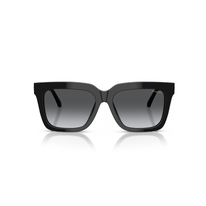 Óculos de Sol Versace 0VE4498 GB1/T355 Acetato Preto com lentes na cor Cinza Degradê Polarizado 2