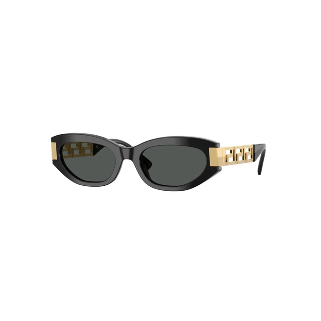 Óculos de Sol Versace 0VE4501 GB1/8754 Acetato Preto com lentes na cor Fumê 1