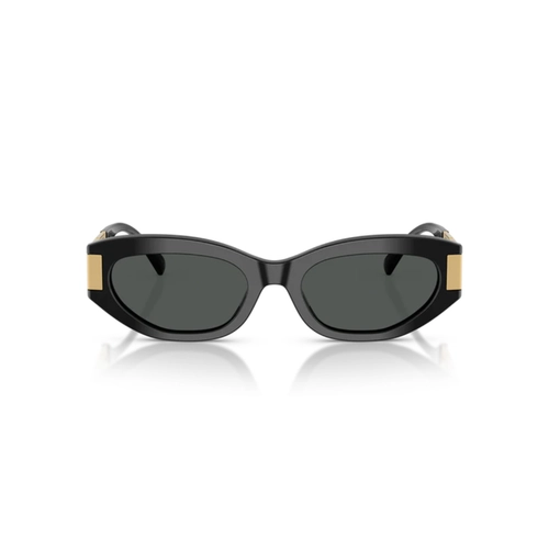 Óculos de Sol Versace 0VE4501 GB1/8754 Acetato Preto com lentes na cor Fumê