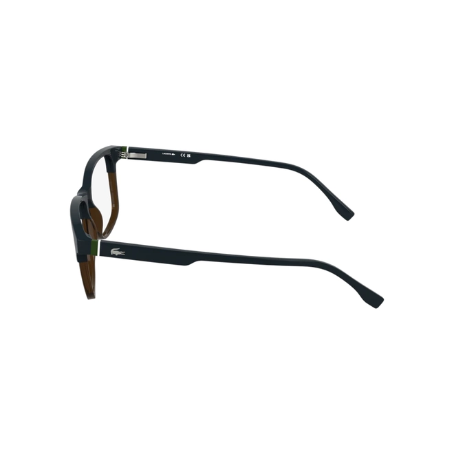 Óculos de Grau Lacoste L4002 410 54 Acetato Azul e Marrom 4
