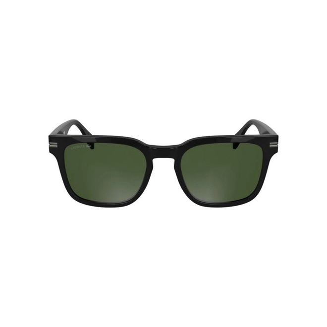 Óculos de Sol Lacoste L6065S 001 54 Acetato Preto com lentes na cor Verde 2